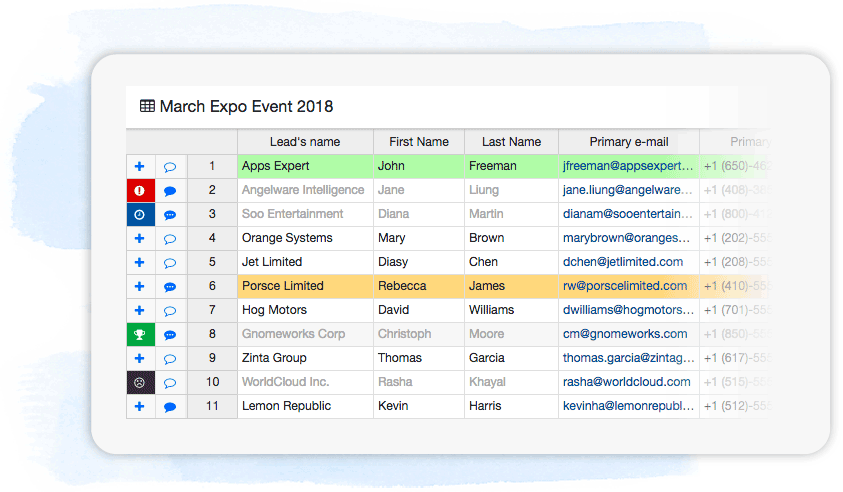 Prospecting Liste
