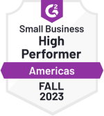 G2 award badge of Americas small business high performer