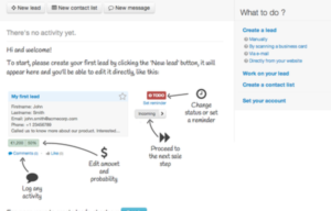 Screenshot of You Don't Need a CRM's software in action