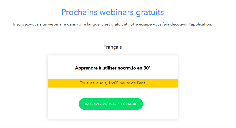 Inscription Webinaire Zoom