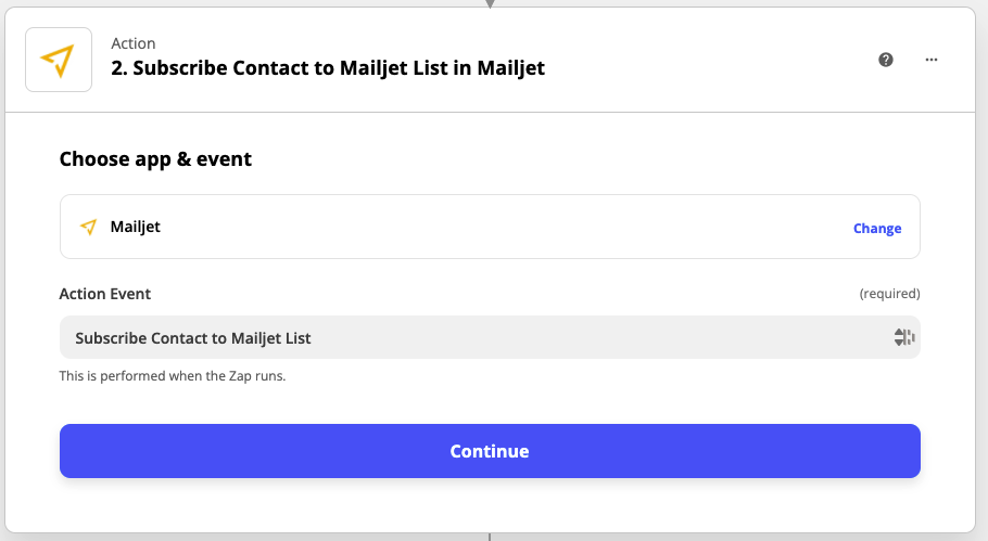 mailjet-zapier-action