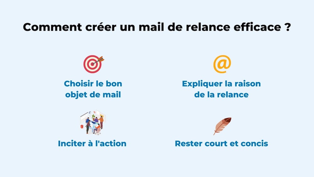 Email de relance efficace