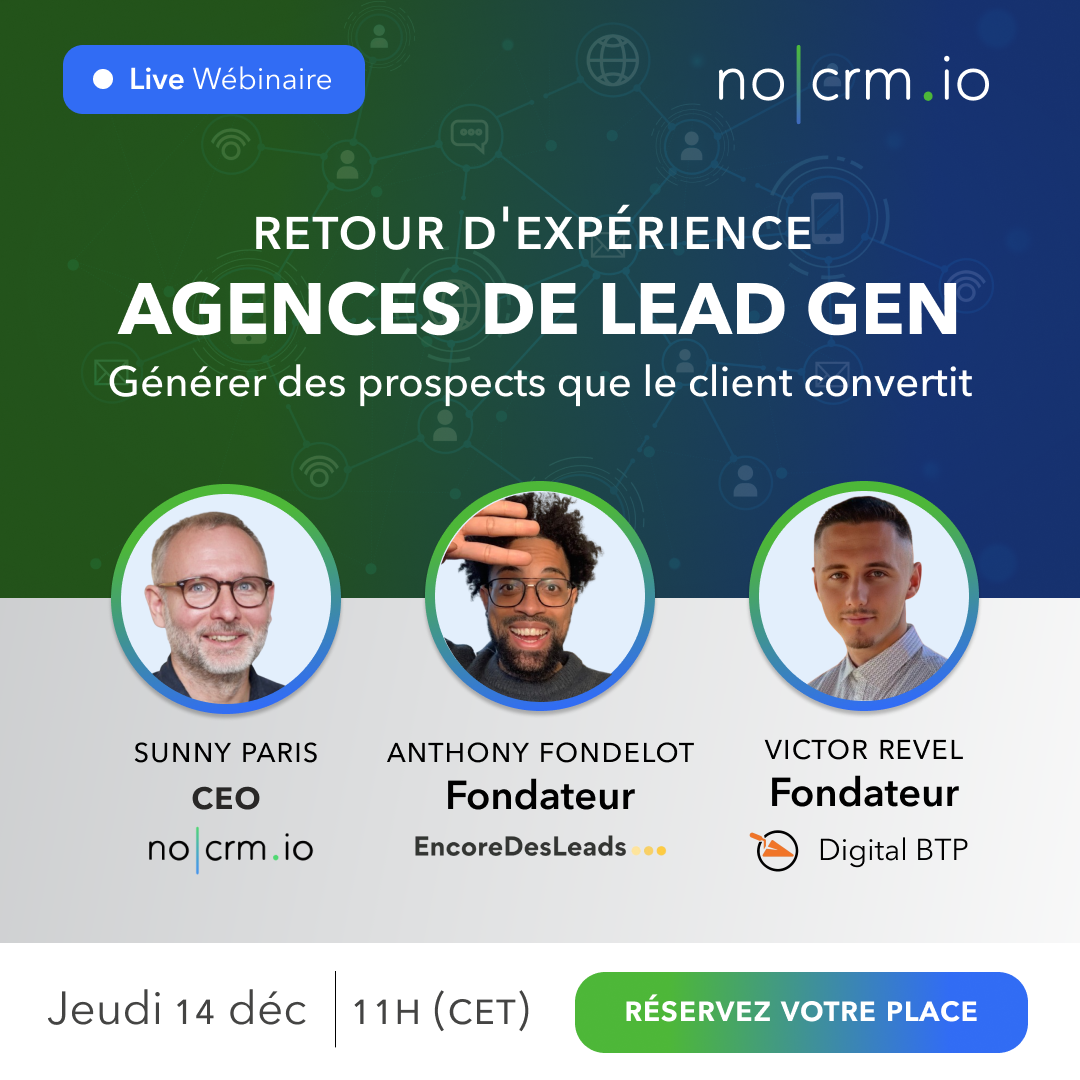 noCRM booste la performance des agences de lead gen et d