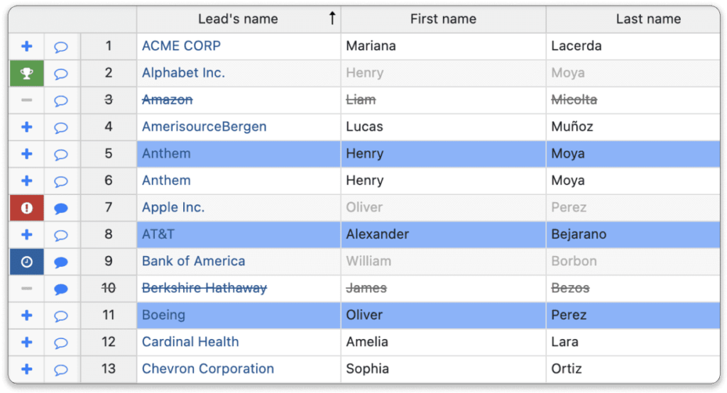 Solopreneru prospecting list