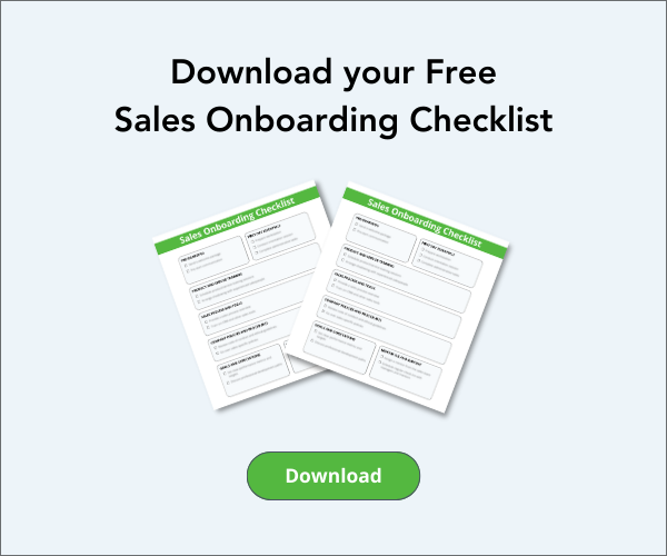 Free Sales Onboarding Checklist