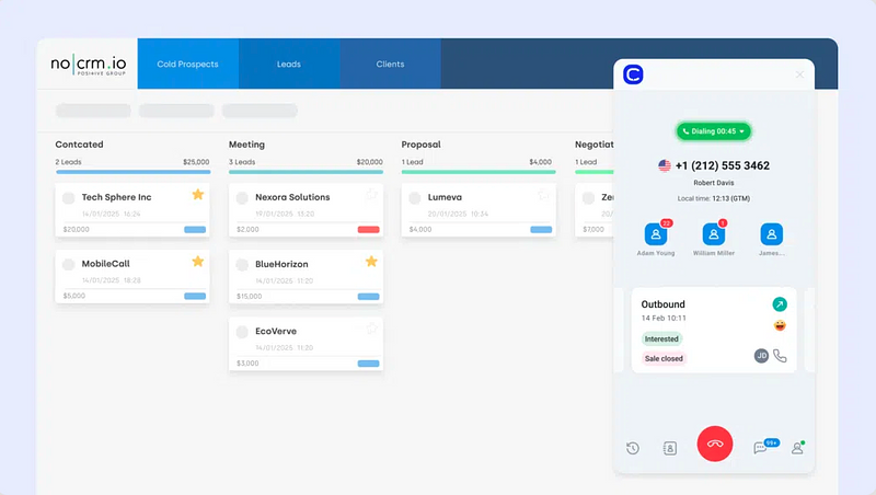 cloudtalk nocrm integration