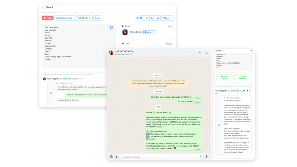 integración whatsapp-crm